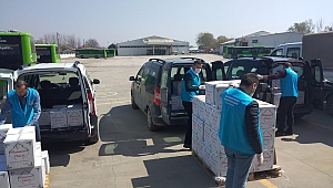 Gıda Kolileri şehrin dört bir yanına ulaşıyor 