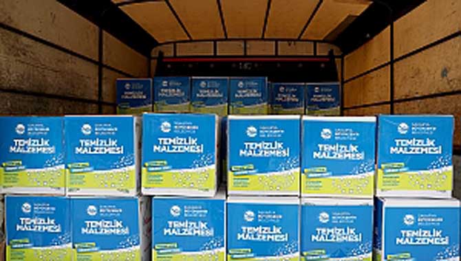 Karantina sokaklarına Büyükşehir desteği 