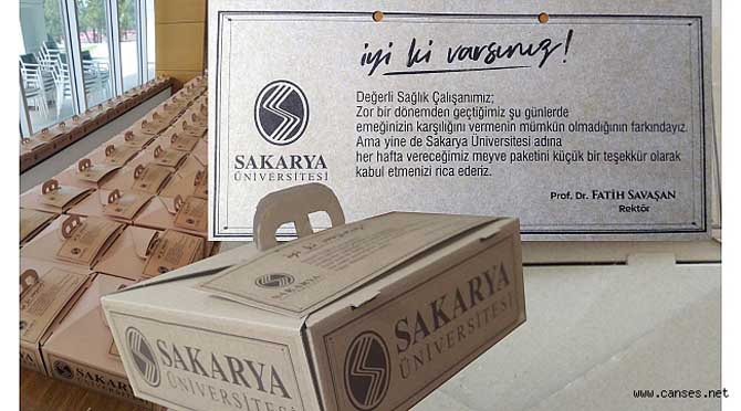 Rektör Savaşan’dan Sağlık Çalışanlarına Jest