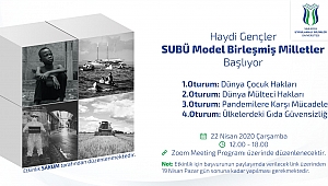 SUBÜ MODEL BİRLEŞMİŞ MİLLETLER TOPLANIYOR 
