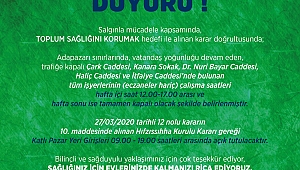 ADAPAZARI MERKEZ İŞYERLERİ İÇİN YENİ KARAR 