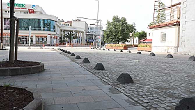 Bankalar caddesinin o kısmı yenilendi 