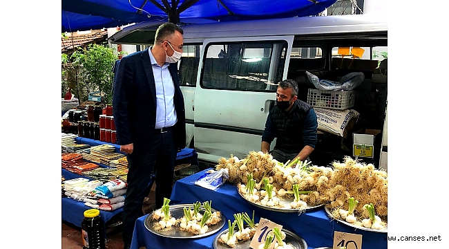 Başkan Işıksu Pazar Alışverişinde