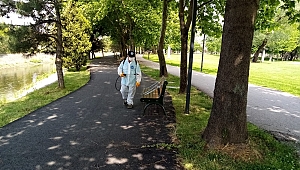 Çocuklar ve 20 yaş altı gençler için dezenfekte çalışmaları yapıldı 