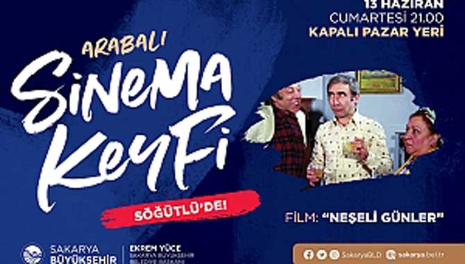 Arabalı sinema etkinliği Söğütlü'de 