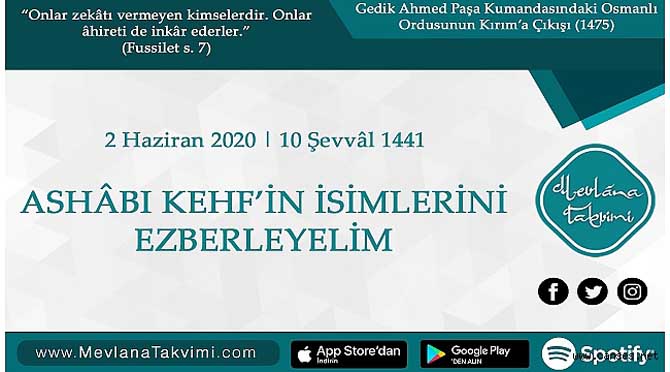 ASHABI KEHF’İN İSİMLERİNİ EZBERLEYELİM