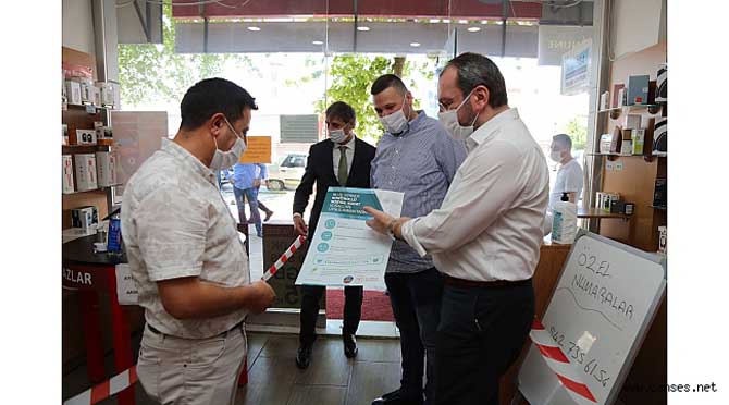 Başkan Alemdar; Uncuoğlu ve Erken’le Esnafı Bilgilendirdi
