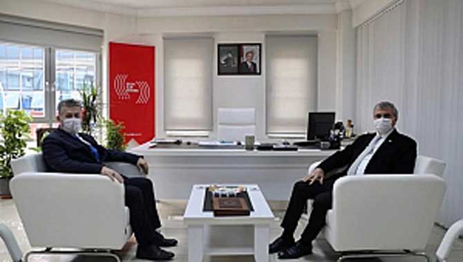 Başkan Yüce’den BİK Şube Müdürü Çorbacı’ya ziyaret 