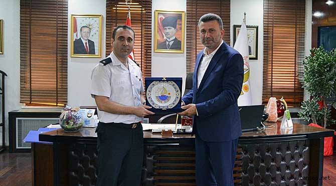 Jandarma Komutanı Mehmet Kütük’ten Veda Ziyareti