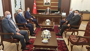 SATSO Heyetinden Vali Kaldırım’a Hayırlı Olsun Ziyareti 