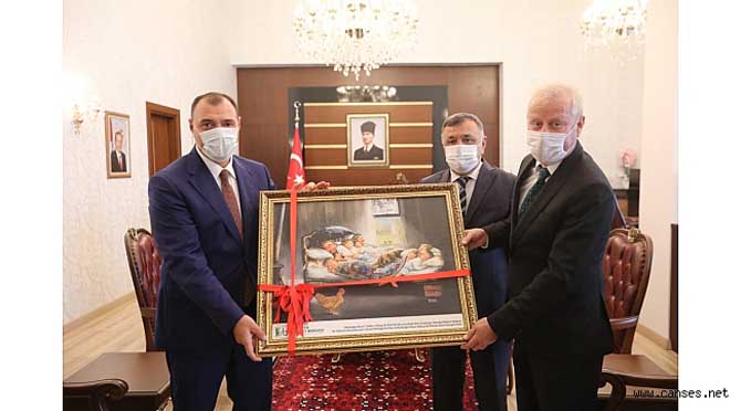 STB'den Vali Çetin Oktay Kaldırım'a Ziyareti