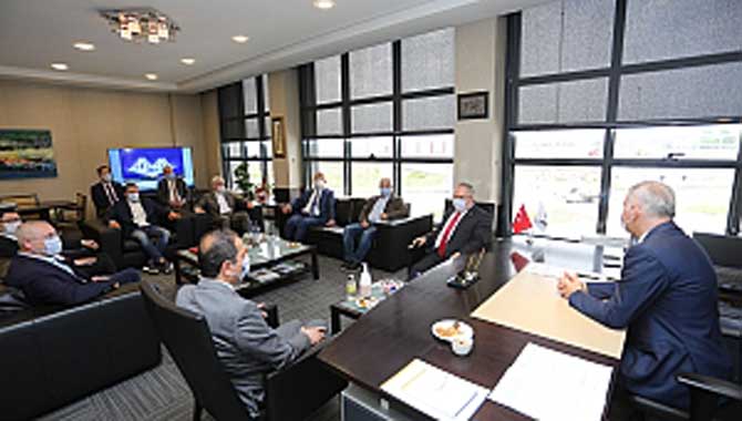 Vali Nayir’den SATSO’ya Veda Ziyareti 