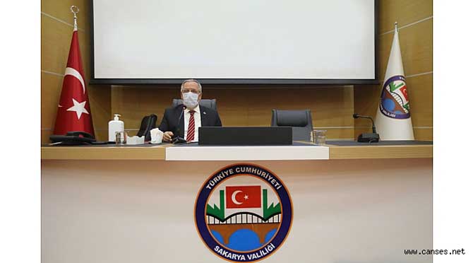 Valilikte Salgınla Mücadelede Yeni Önlemler Görüşüldü