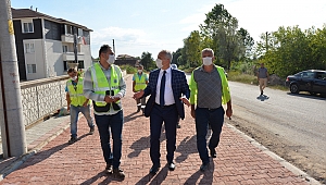 BAYRAKTEPE SOKAKLARI MODERN GÖRÜNÜME KAVUŞUYOR 