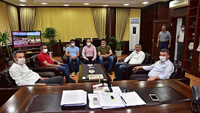 “DSİ Bölge Müdürü Kağan Şan’dan Başkan Sarı’ya İadeyi Ziyaret” 