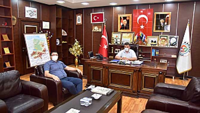 “İlçe Tarım Müdüründen Başkan Sarı’ya Ziyaret” 