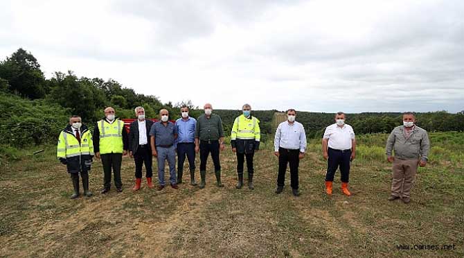Melen Botanik Vadisi’nde ilk hasat yapıldı