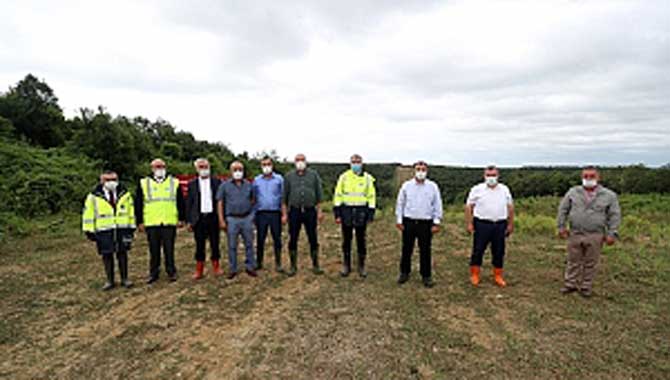 Melen Botanik Vadisi’nde ilk hasat yapıldı