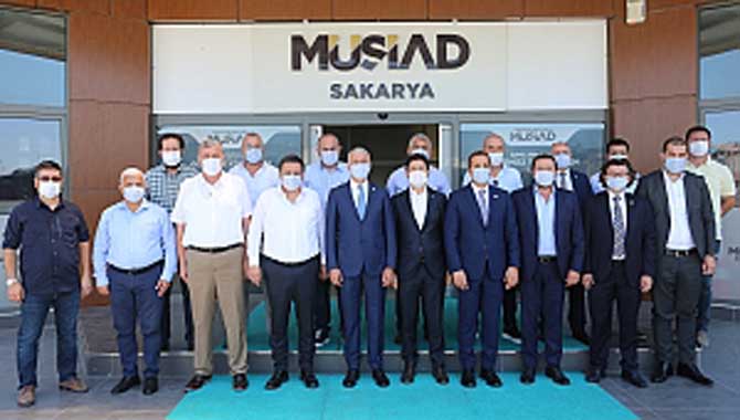 SATSO Yönetim Kurulundan MÜSİAD Sakarya’ya Hayırlı Olsun Ziyareti 
