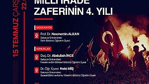SAÜ'de 15 Temmuz'a Özel Canlı Yayın