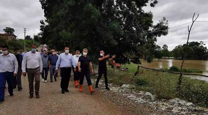 Vali Çetin Oktay Kaldırım Kaynarca İlçesinde İncelemelerde Bulundu