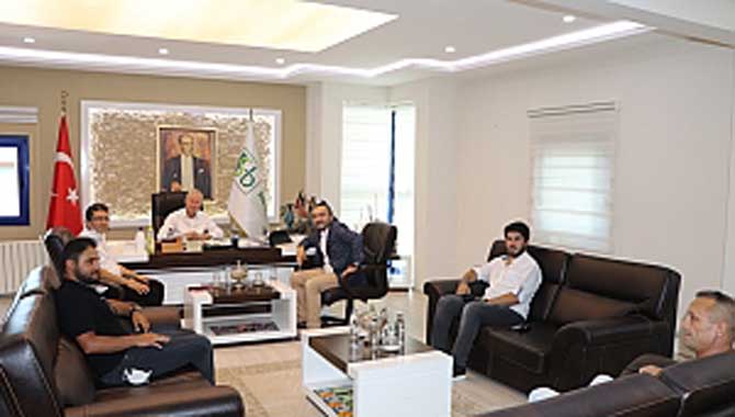 SAÜ 4M'DEN TİCARET BORSASI BAŞKANI ADEM SARI'YI ZİYARET...