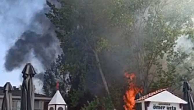 Serdivan'da büyük yangın