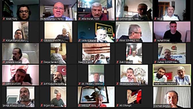 TGK 21. BAŞKANLAR KURULU VİDEO KONFERANSTA BULUŞTU