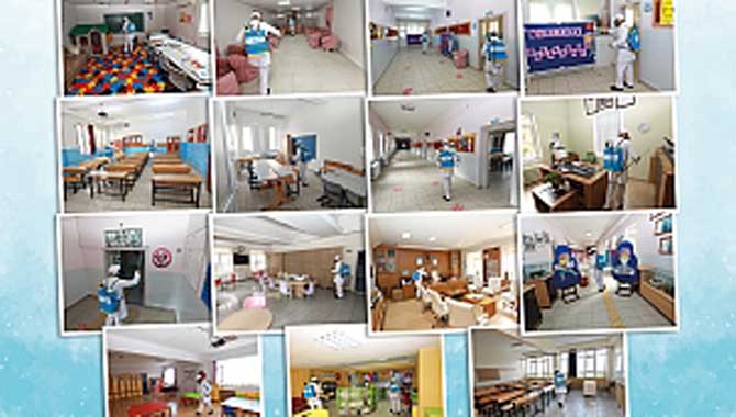 Adapazarı Okulları Dezenfekte Ediyor 