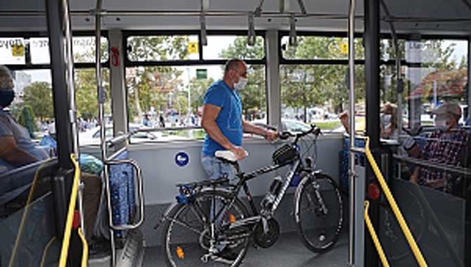 Bisikletli ulaşıma toplu taşıma desteği 