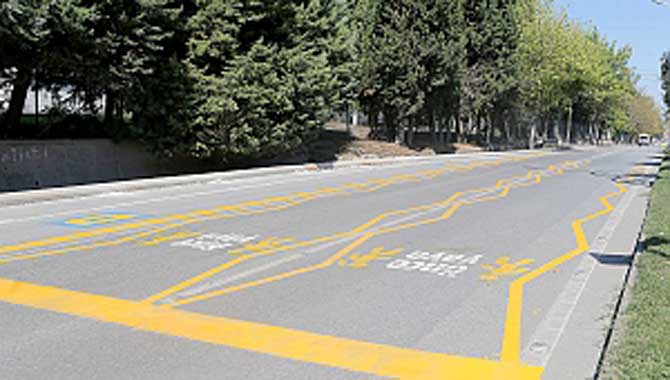 Büyükşehir’den yaya geçitlerine farkındalık çalışması 