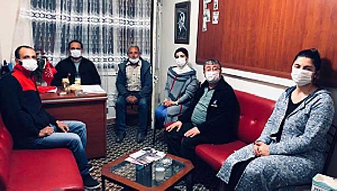 CHP İL BAŞKANI ECEVİT KELEŞ TARAKLI İLÇE TEŞKİLATINI ZİYARET ETTİ 