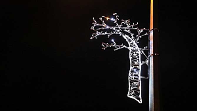 Karaman’a dekoratif aydınlatma