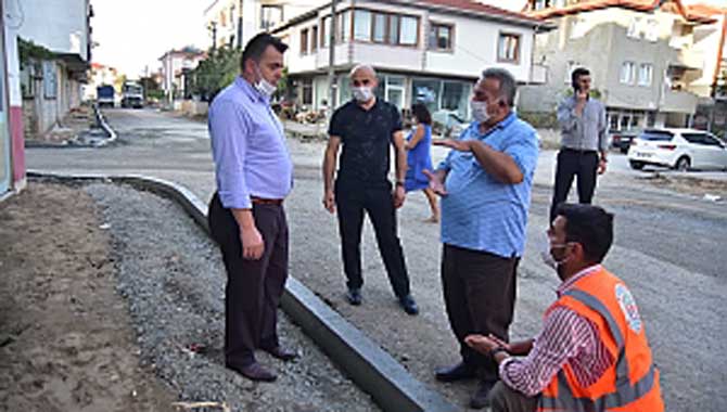 “Karasu Belediyesinden Yeni Tip Beton Bordür Uygulama Sistemi” 