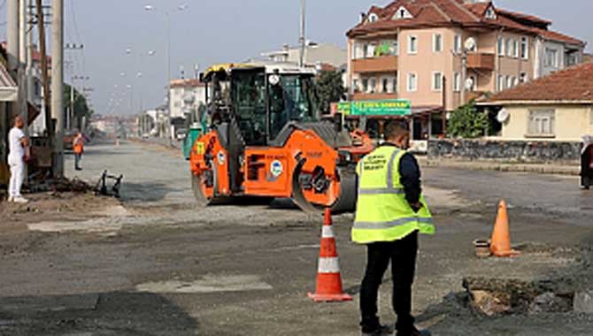 Mehmet Akif Ersoy Caddesi yenileniyor