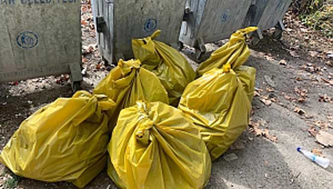 Sapanca Gölü’nün etrafı temizlendi 