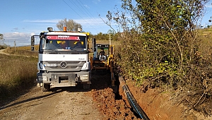 9 mahalleyi besleyen iletim hattı yenileniyor 