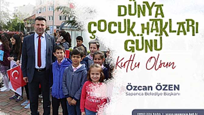 Başkan Özen’in Çocuk Hakları Günü Kutlama Mesajı 