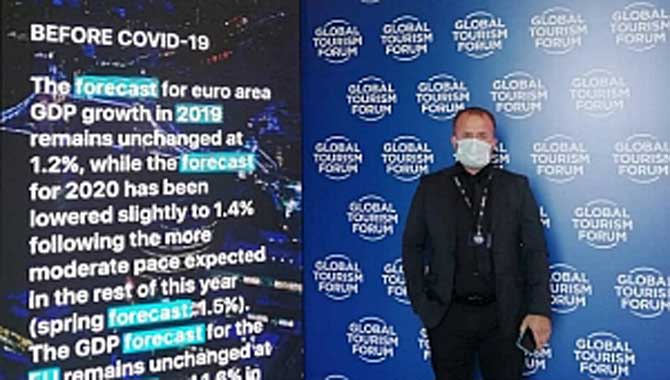 Global Turizm Forumu'na Volkan Nurcalı katıldı.