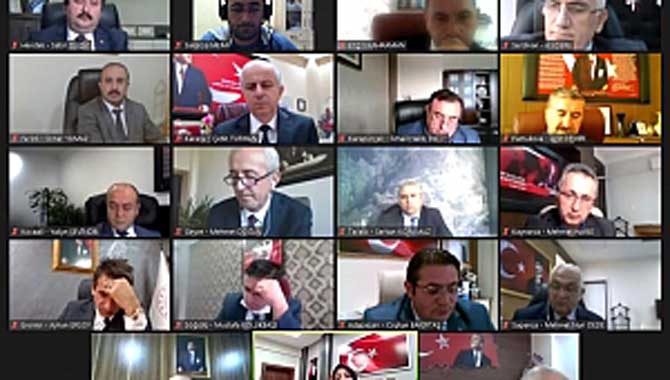 İlçe Müdürleriyle Toplantı Yapıldı 