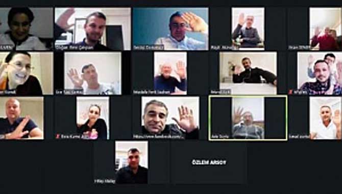 İYİ Parti Adapazarı İlçe Başkanlığı telekonferans ile bir araya geldi