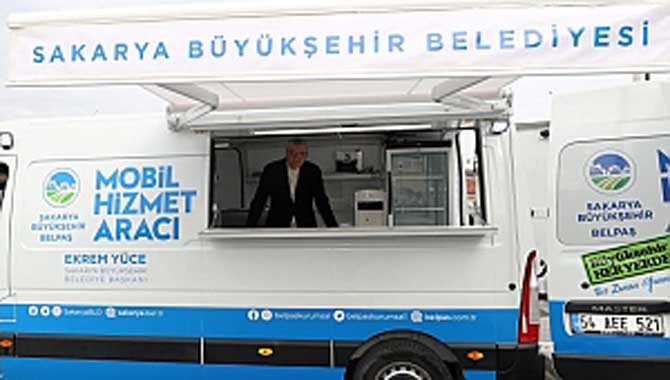 Mobil Hizmet Aracı olası afette hazır bulunacak 
