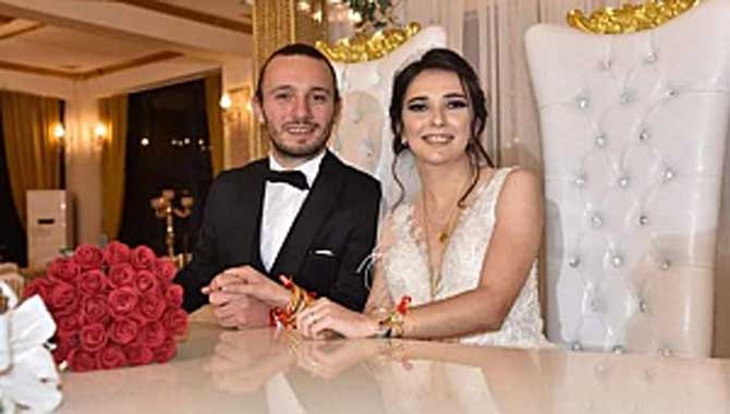 Tuğçenur ile Ensar, rüya gibi düğünle evlendi 