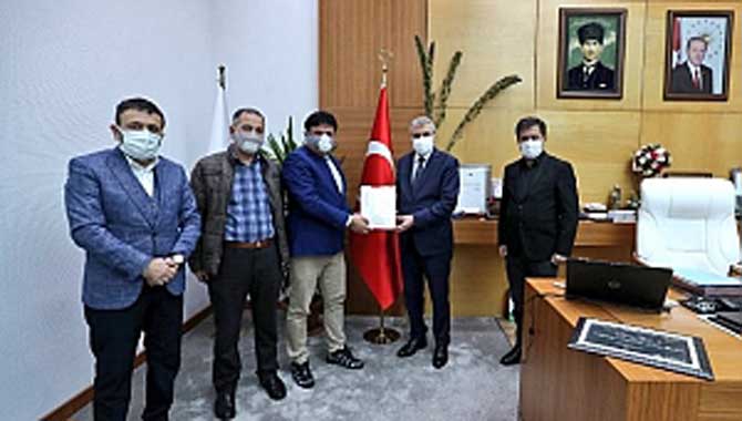 Başkan Ekrem Yüce'ye ziyaret