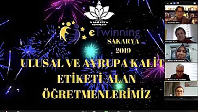 Çevrim İçi eTwinning Ödül Töreni 
