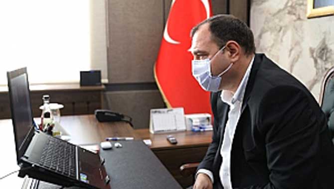 Kaldırım Çevrimiçi Toplantılara Başkanlık Etti