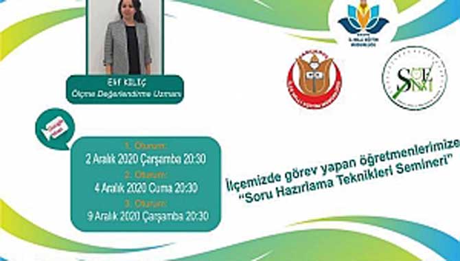 Pamukovalı Öğretmenlere Soru Hazırlama Teknikleri Eğitimi