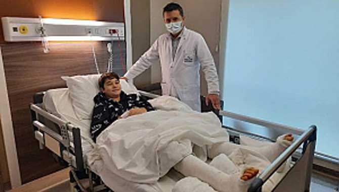 Parmak Ucunda Yürüyen Hastaya Başarılı Operasyon