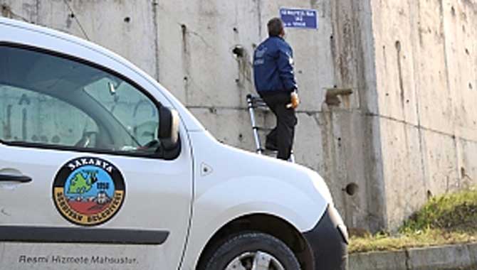 Serdivan'da Sokak ve Kapı Numaraları Yenileniyor