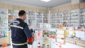 Tüm Eczaneler Dezenfekte Ediliyor